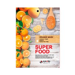 Тканевая маска для лица с апельсином Eyenlip Super Food Orange Mask 23мл