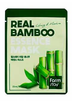 Тканевая маска для лица с бамбуком Farmstay Real Bamboo Essence Mask 23мл