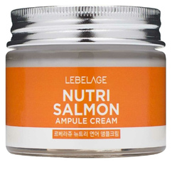 Питательный крем для лица с маслом лосося Lebelage Nutri Salmon Ampule Cream 70мл