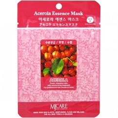 Тканевая маска для лица с ацеролой Mijin Acerola Essence Mask 23гр