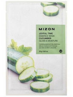 Тканевая маска для лица с огурцом Mizon Joyful Time Essence Mask Cucumber 23гр