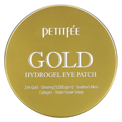 Патчи для глаз с золотом Petitfee Gold Hydrogel Eye Patch 60шт