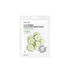 Тканевая маска для лица с огурцом Lebelage Cucumber Solution Mask 23гр