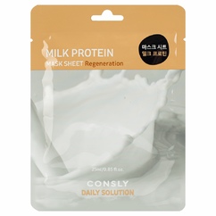 Тканевая маска с молочными протеинами Consly Daily Solution Milk Protein Mask Sheet 25мл